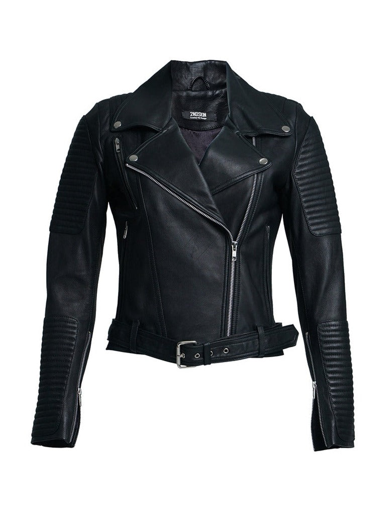 BLAKE LEATHER BIKER JACKET
