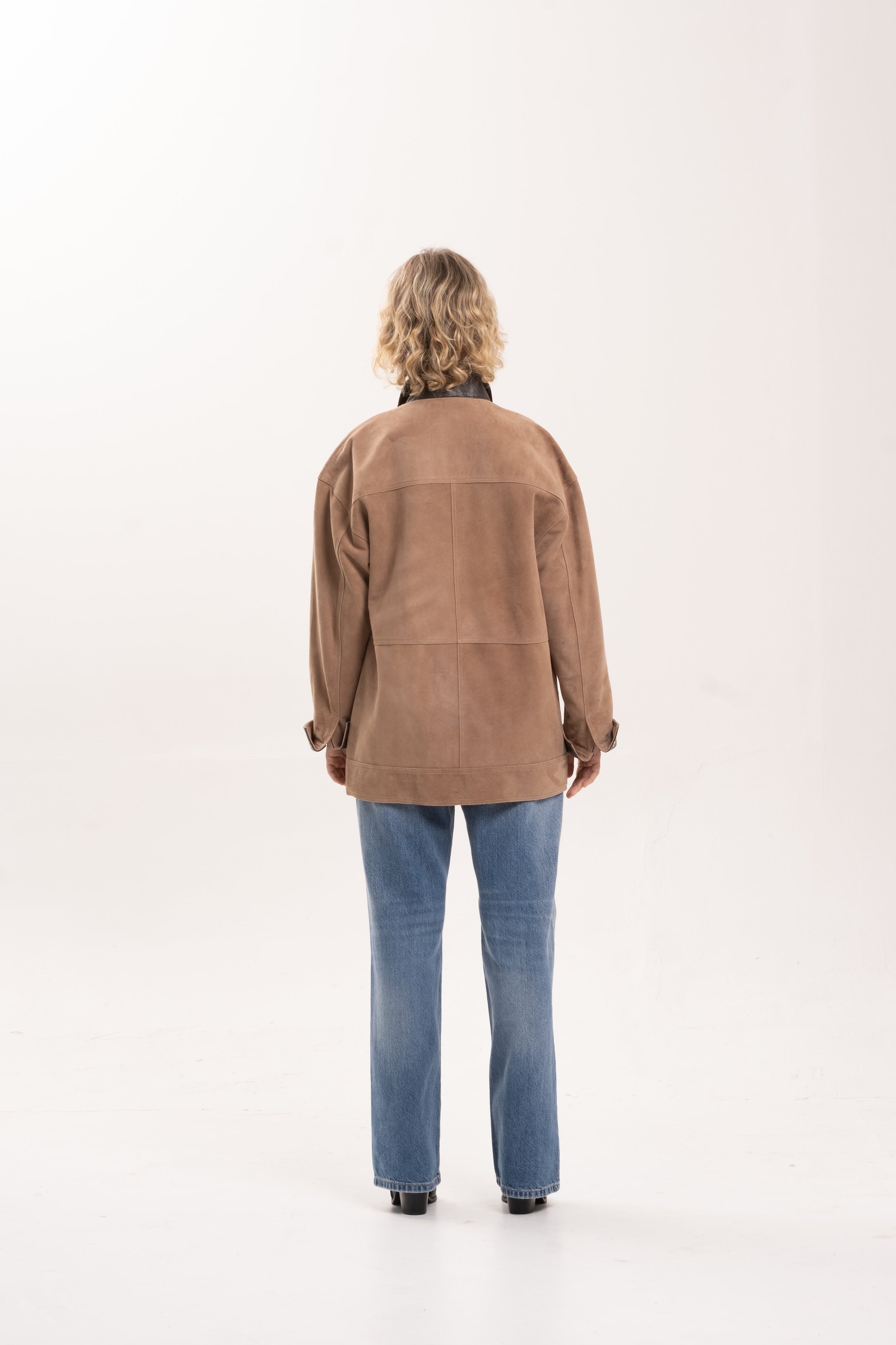 CARR SUEDE JACKET - MOCHA + CACAO