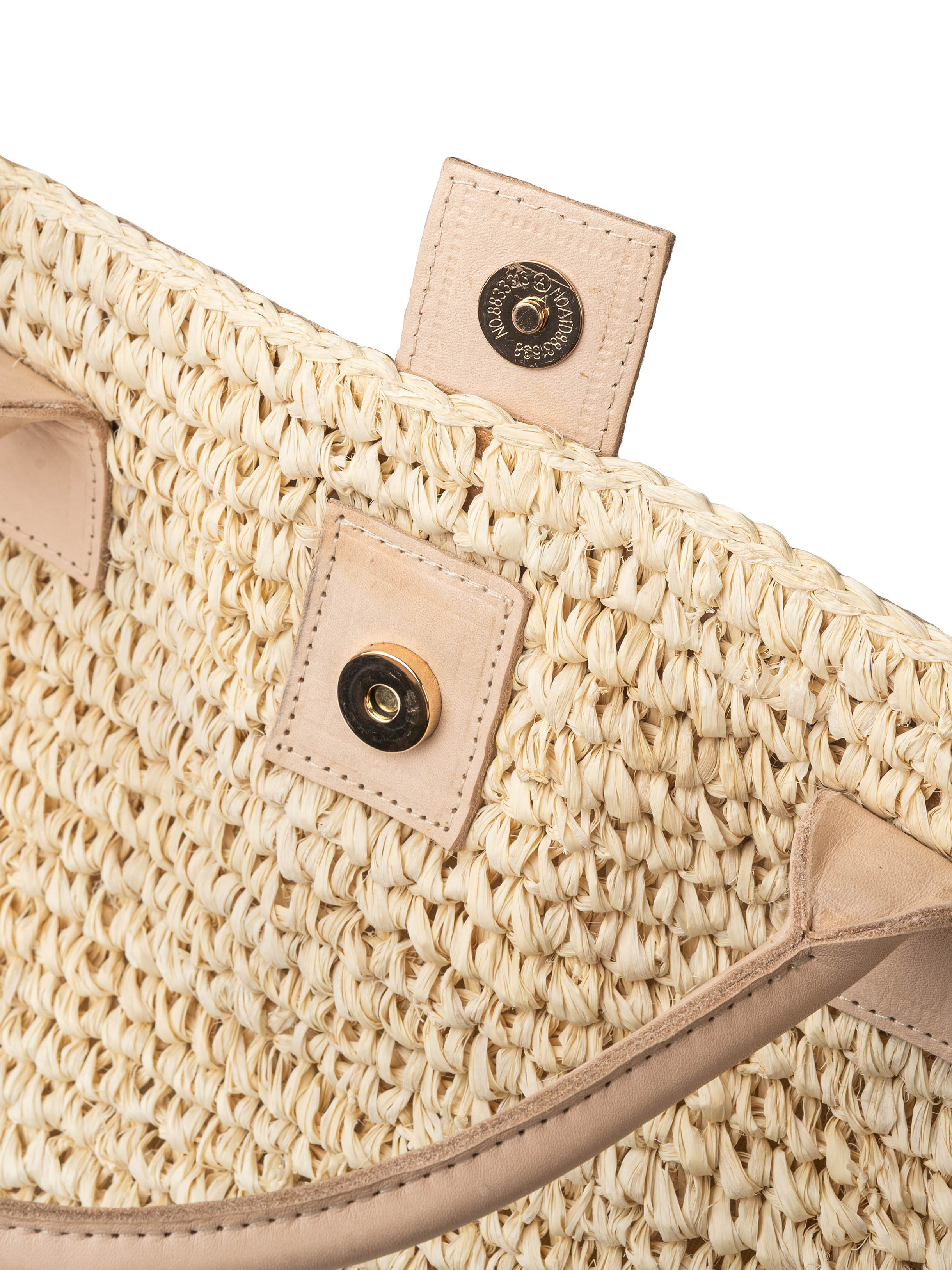 RUBY RAFFIA TOTE BAG - NATURAL